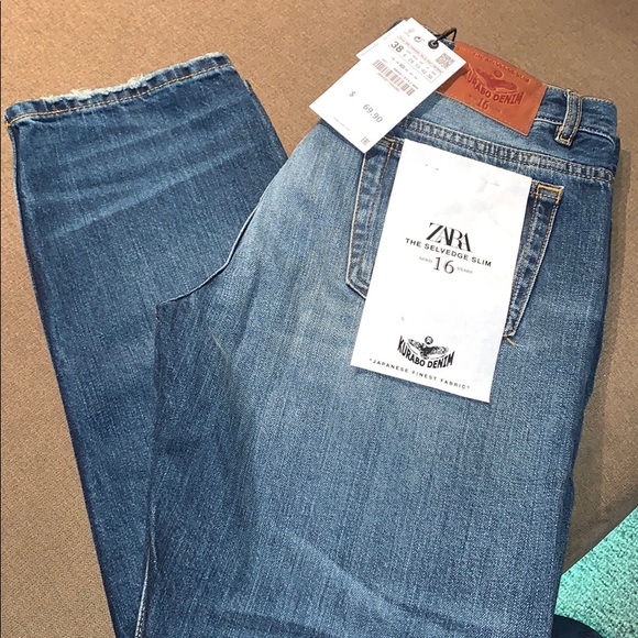 Zara Denim - Zara ❗️The selvedge slim aged 16 years jeans #26